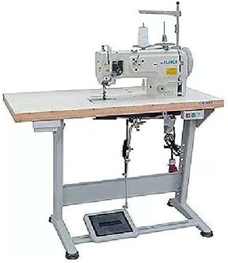 DNU-1541S Industrial Sewing W/Safety Mechanism DNU 1541 Walking Foot Needle Feed,Servo Motor,Table,Lamp. DIY.