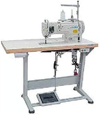 DNU-1541S Industrial Sewing W/Safety Mechanism DNU 1541 Walking Foot Needle Feed,Servo Motor,Table,Lamp. DIY.