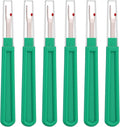 6 PCS Seam Ripper Set, Ergonomic Grip Seam Ripper, Green Seam Ripper for Sewing Crafting and Removing Embroidery Hems and Seams (Green)