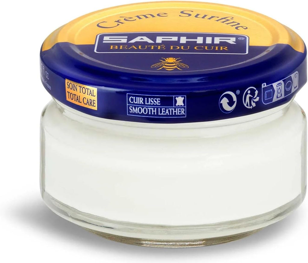 Creme Surfine Pommadier Shoe Polish - Beeswax Cream for Leather Products