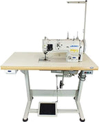 DNU-1541S Industrial Sewing W/Safety Mechanism DNU 1541 Walking Foot Needle Feed,Servo Motor,Table,Lamp. DIY.