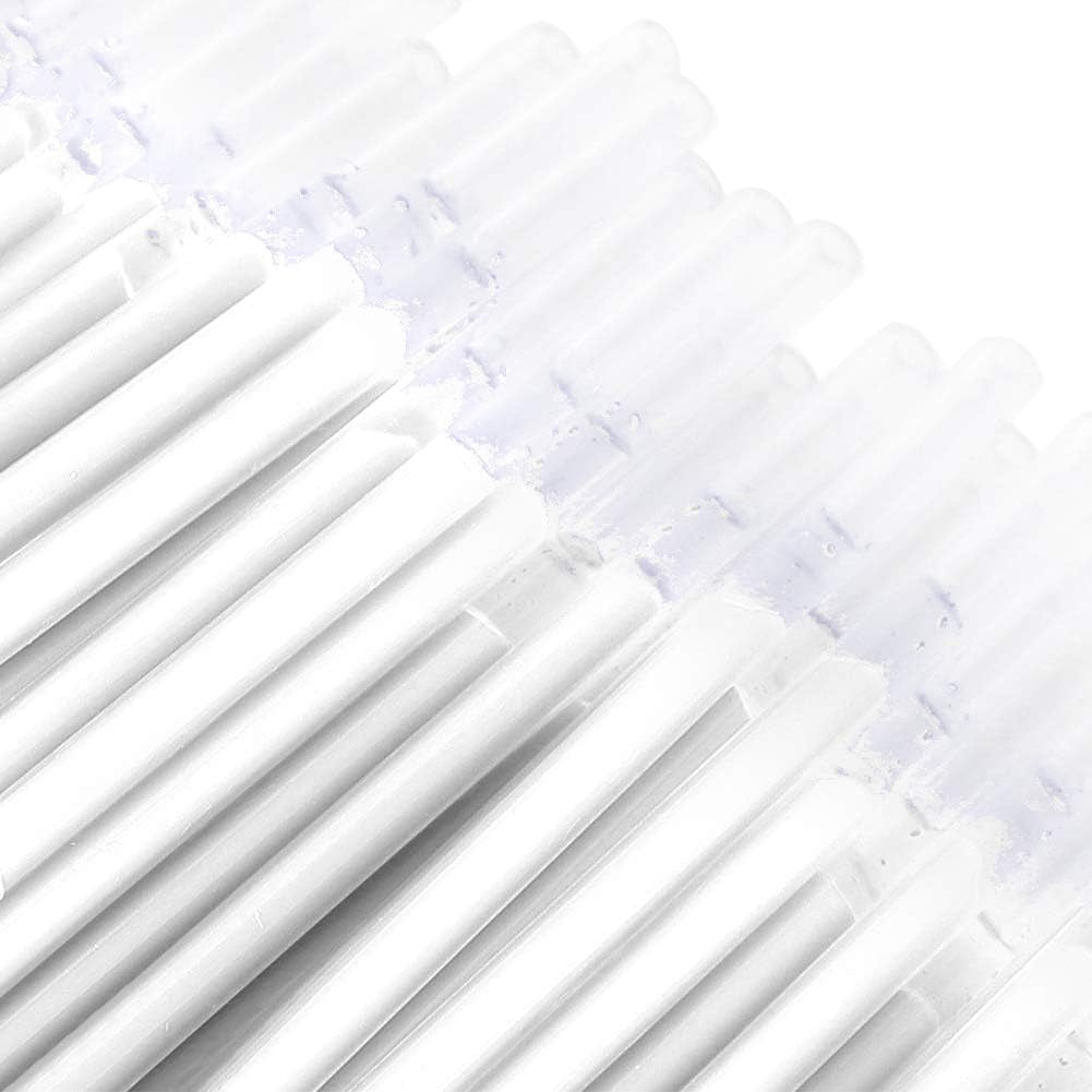 100Pcs Heat Erasable Fabric Pens, Heat Pens White High Temperature Disappearing Pen Fabric Clothes Marker Pen for Leather Fabric Quilting and Dressmaker
