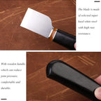 Leather Cutting Knife, Leather Skiving Knife with Wooden Handle Exquisite Package, Leatherworking Craft Cutting Hand Tool