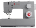 SINGER Heavy Duty 4432 (Grey) High Speed Sewing Machine +Accessory Kit | 32 Built-In Stitches Deliver 110 Stitch Applications | 50% More Power for Thick Fabrics, 1100 Stitches/Min, 1-Step Buttonhole