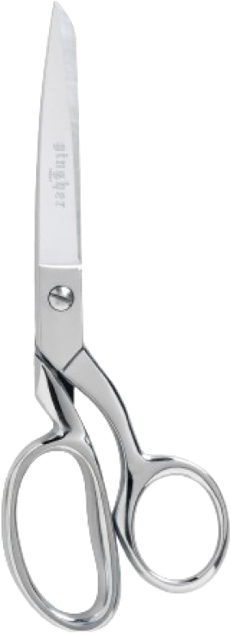 8" Dressmaker'S Fabric Scissors, Stainless Steel Shears, Sharp Knife Edge Steel Sewing Shears with Protective Sheath for Fabric Cutting and Tailoring, Chrome Plated Nickel Finish