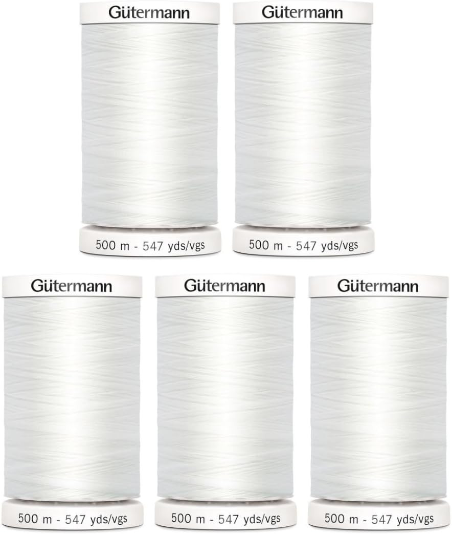 Gutermann Sew-All Thread 547Yd - 5 Pack (Black)