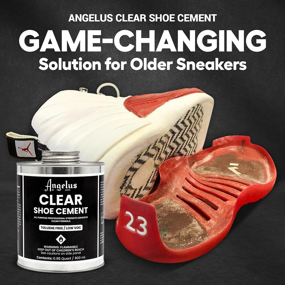 Shoe Glue 32Oz - Industrial Strength Clear Sole Adhesive for Sneakers, Boots, & More, 1 Quart