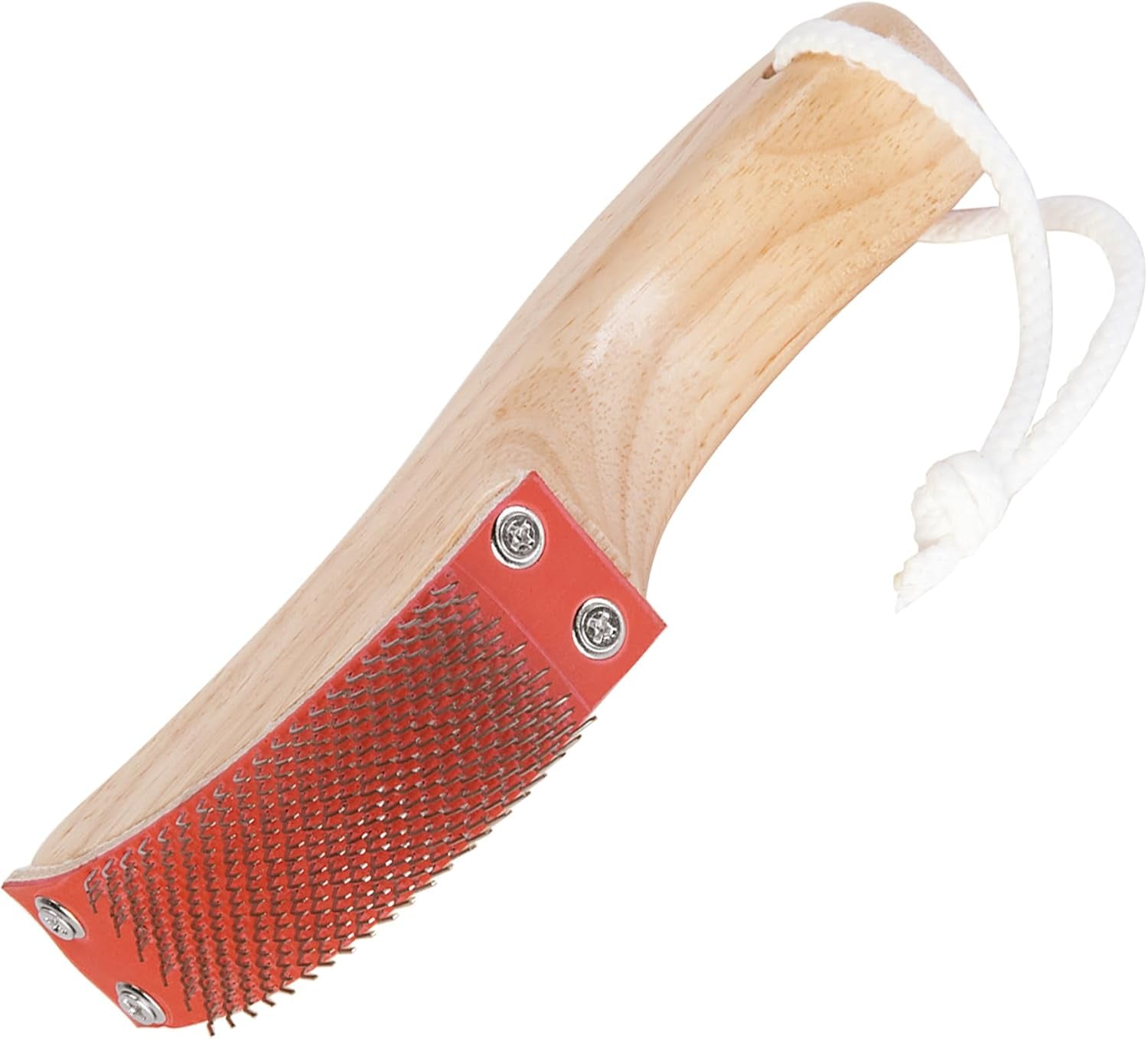 Weaver Leather Supply Hand Leather Rougher with Wood Handle, 8”, Rougher Gear with Replaceable Pad, Leatherworking Tools for Adhesive Bonding Projects