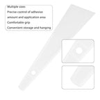 5 Pcs Applicator Glue Spreaders, Plastic Glue Smear Sticks Applicator Tool Glue Sticks Scraper Stick for Leatherwork Woodwork Handmade DIY Art Crafts Project, Easy Clean