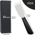 Leather Knife, Craft Cutting Knife round Skiver, Leather Skiving Tools Leatherworking Tool DIY Craft High-Carbon Steel Blade Sandalwood Handle