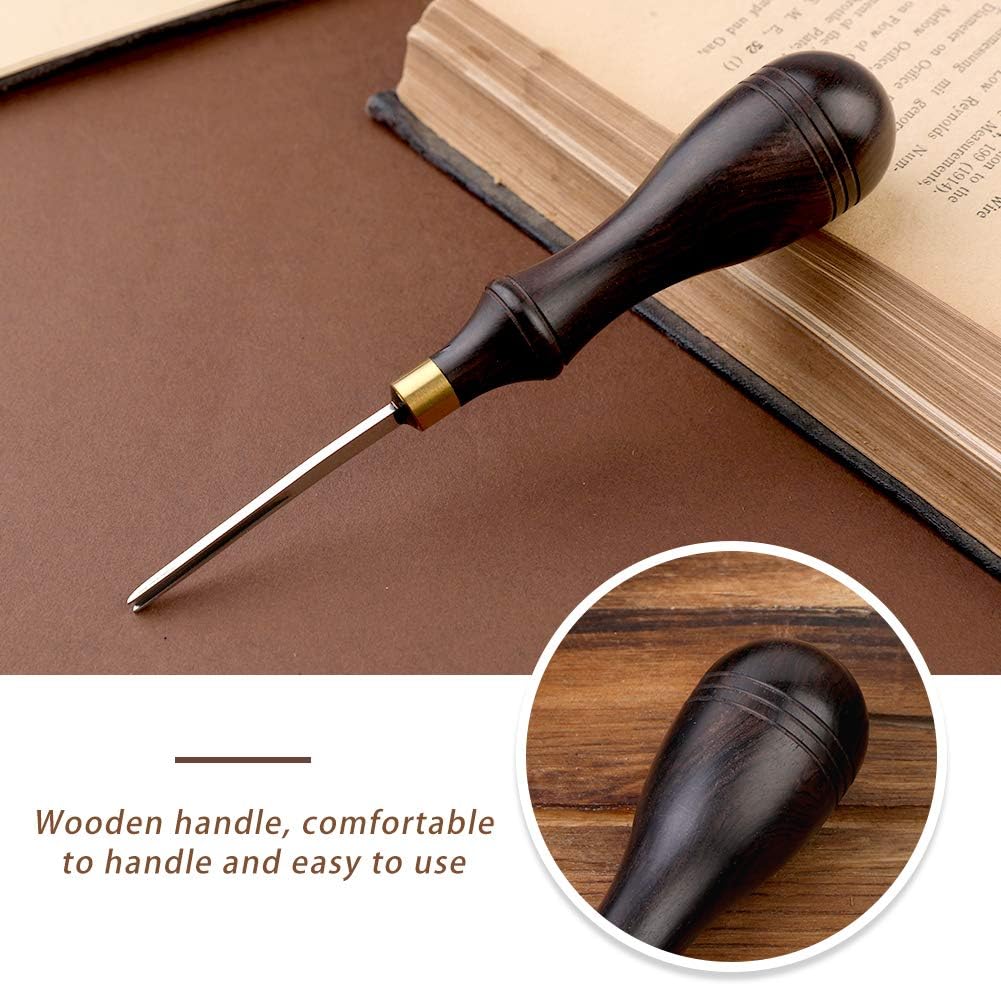 Leather Edge Bevelers, Beveler Tool, Edge Skiving Beveler 1.8Mm, Leather Skiver Tool Leather Working Tools for Leathercraft Working (2#)