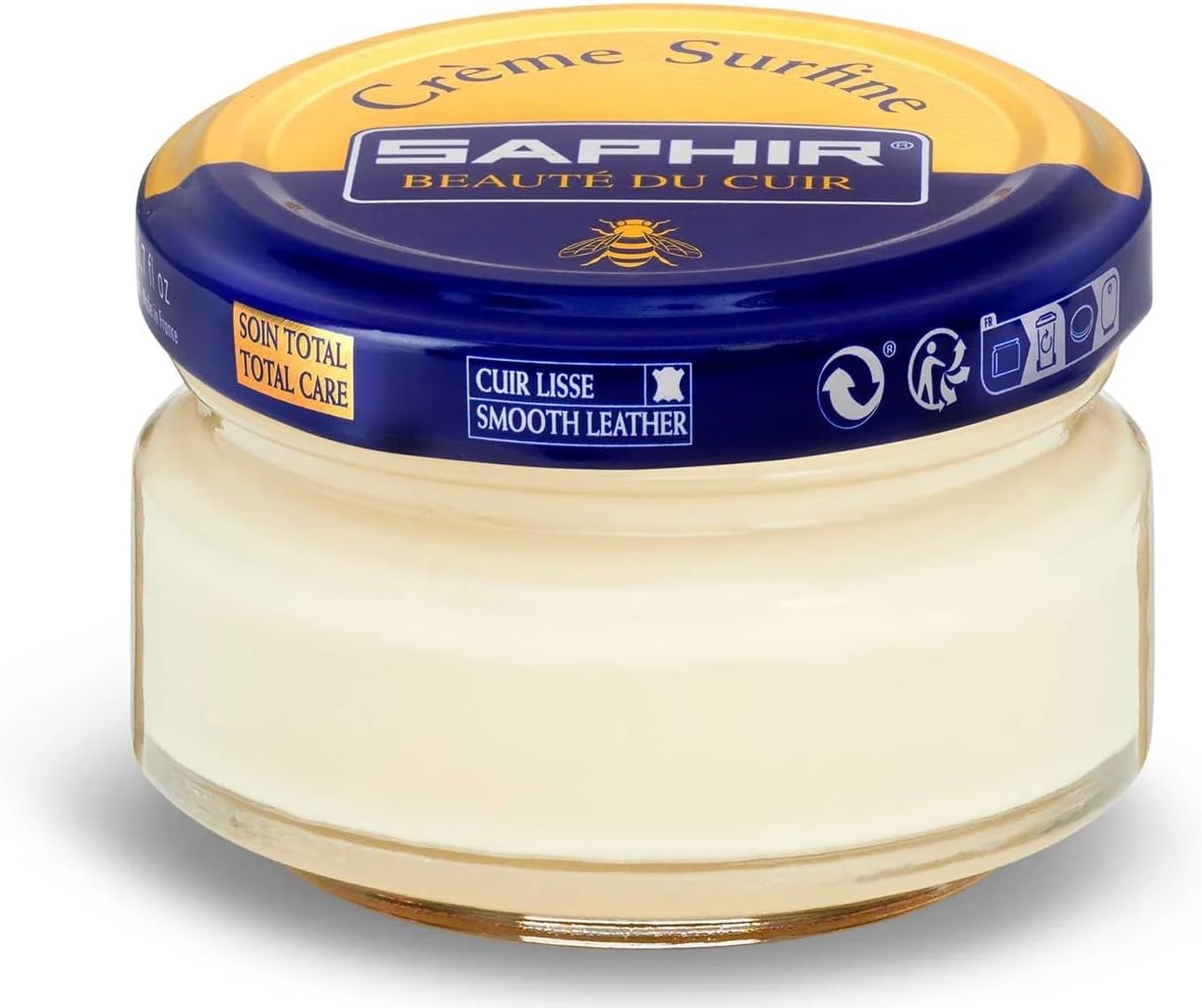 Creme Surfine Pommadier Shoe Polish - Beeswax Cream for Leather Products