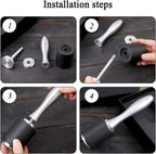 Leather Hammer Leather Mallet Craft Leather Carving Hammer Leather Maul for Stamping Tool Black Nylon Head Mallet for Leatherwork with Comfortable Handle for Handmade Project