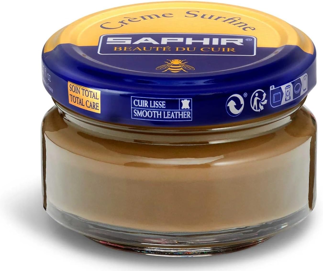 Creme Surfine Pommadier Shoe Polish - Beeswax Cream for Leather Products