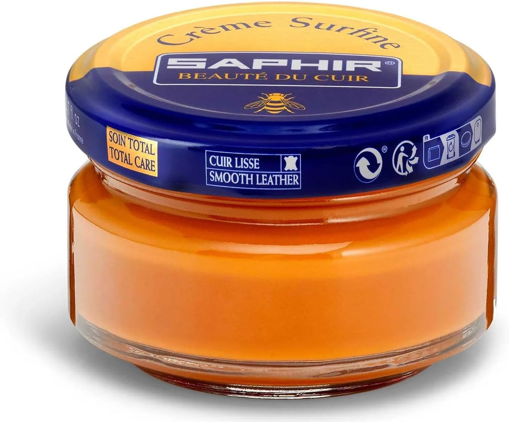 Creme Surfine Pommadier Shoe Polish - Beeswax Cream for Leather Products