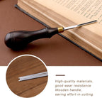 Leather Edge Bevelers, Beveler Tool, Edge Skiving Beveler 1.8Mm, Leather Skiver Tool Leather Working Tools for Leathercraft Working (2#)