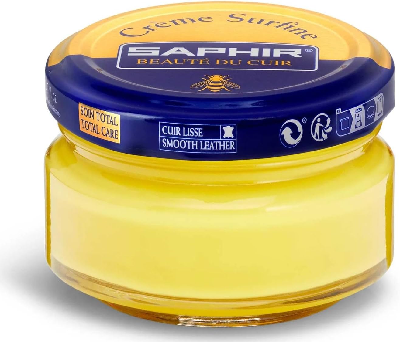 Creme Surfine Pommadier Shoe Polish - Beeswax Cream for Leather Products