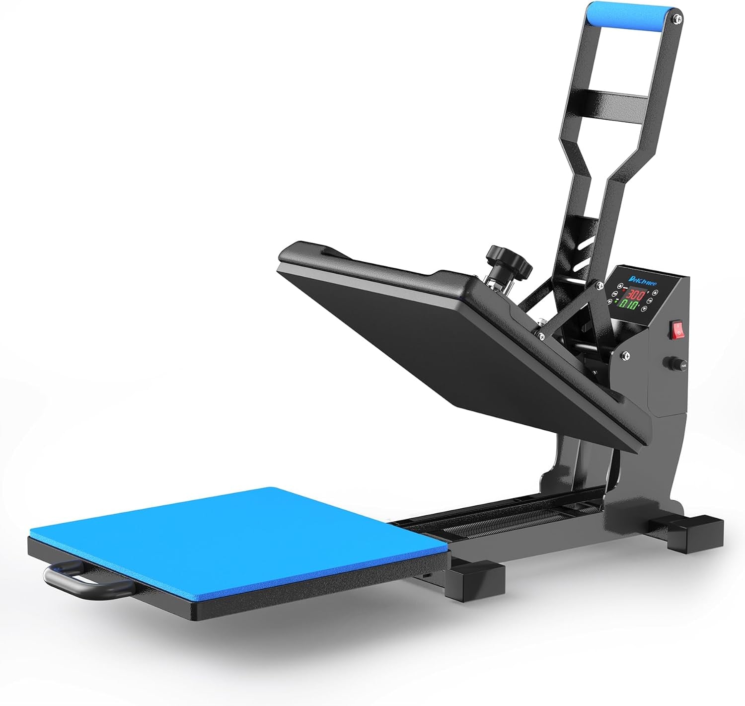 15" X 15" Slide Out (12.25") Heat Press Machine for T Shirts, Clamshell Pull Out Lower Platen, Industrial-Quality Digital Sublimation Printer for Heat Transfer Vinyl