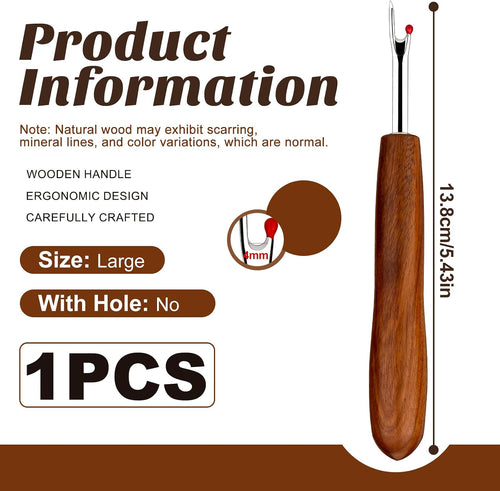 Seam Ripper, Seam Rippers for Sewing, Remove Stitches with Wood Handle for Sewing and DIY Craft(Big)