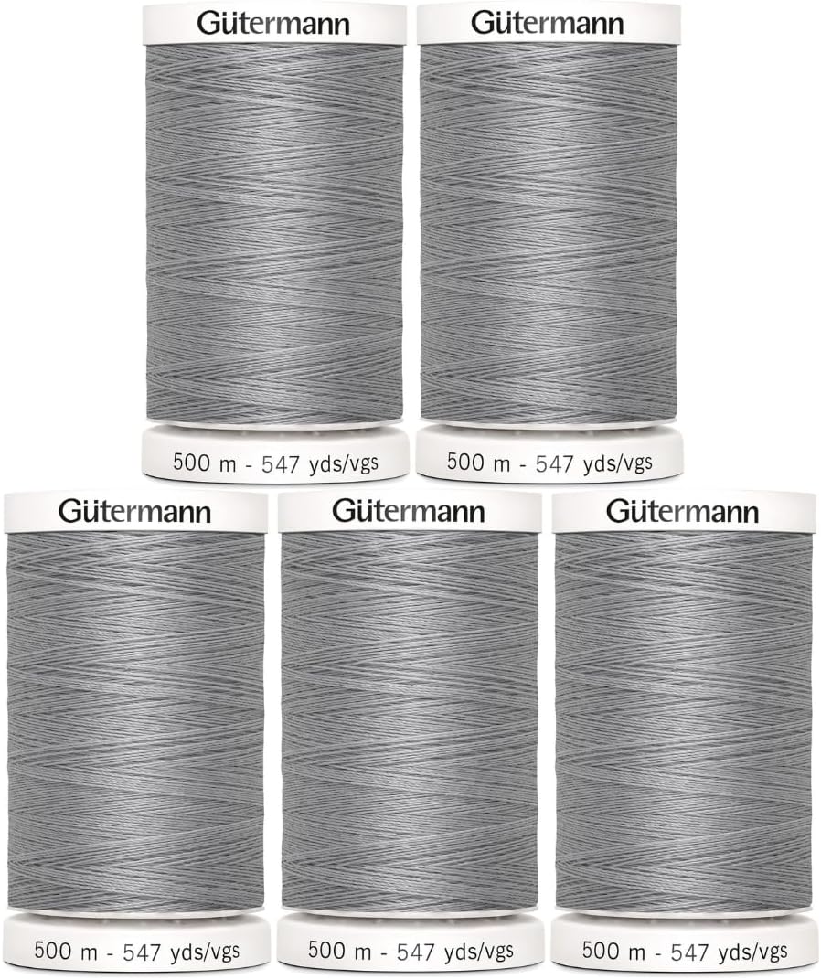 Gutermann Sew-All Thread 547Yd - 5 Pack (Black)