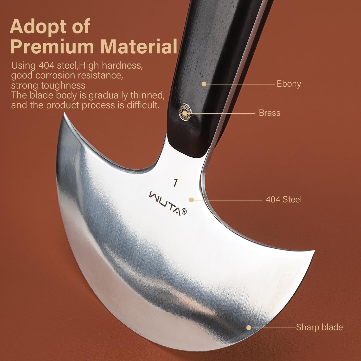 Leather Cutting Knife Ultra Sharp round Head Craft Skiving Cutting Tools round Leathercraft Knife DIY Handmade Senior Leather Tools(1# 3 Inches)