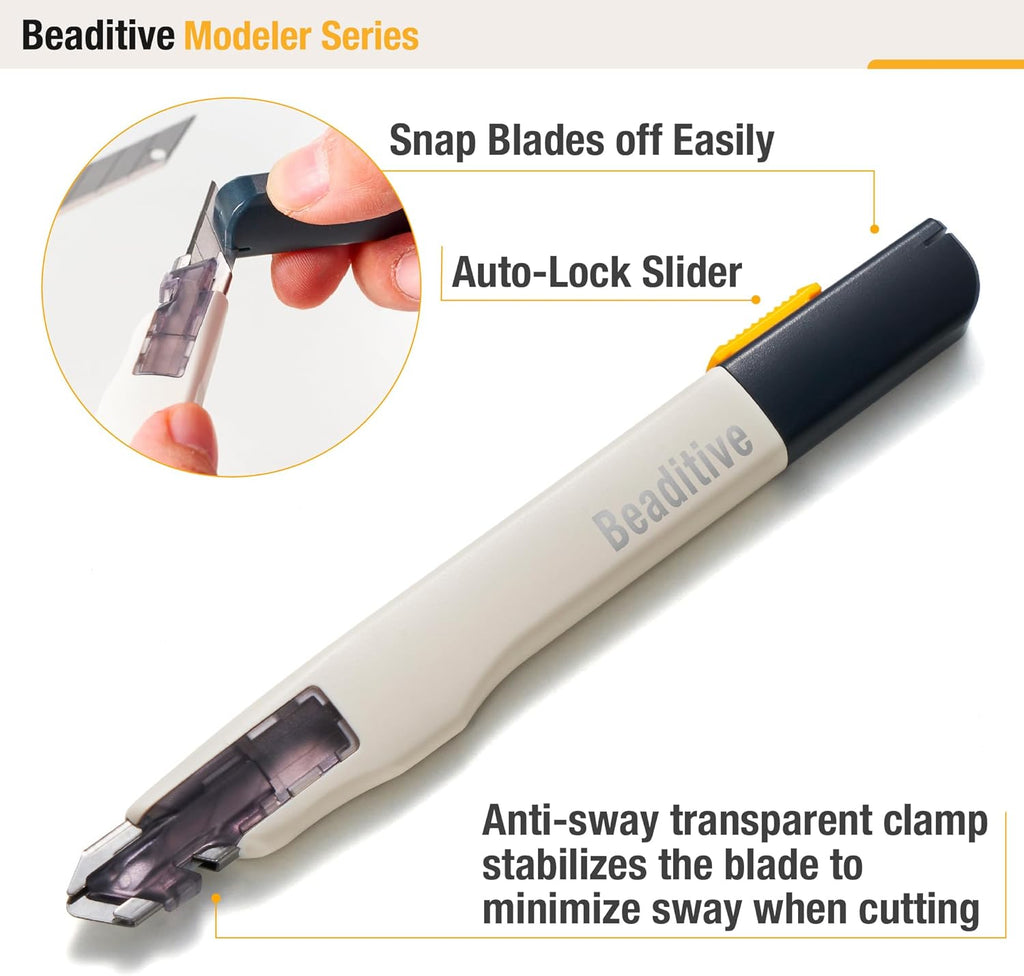 High Precision Detail Craft Knife - 30 Degree Blade Utility Knife - Art, Craft, Model Making