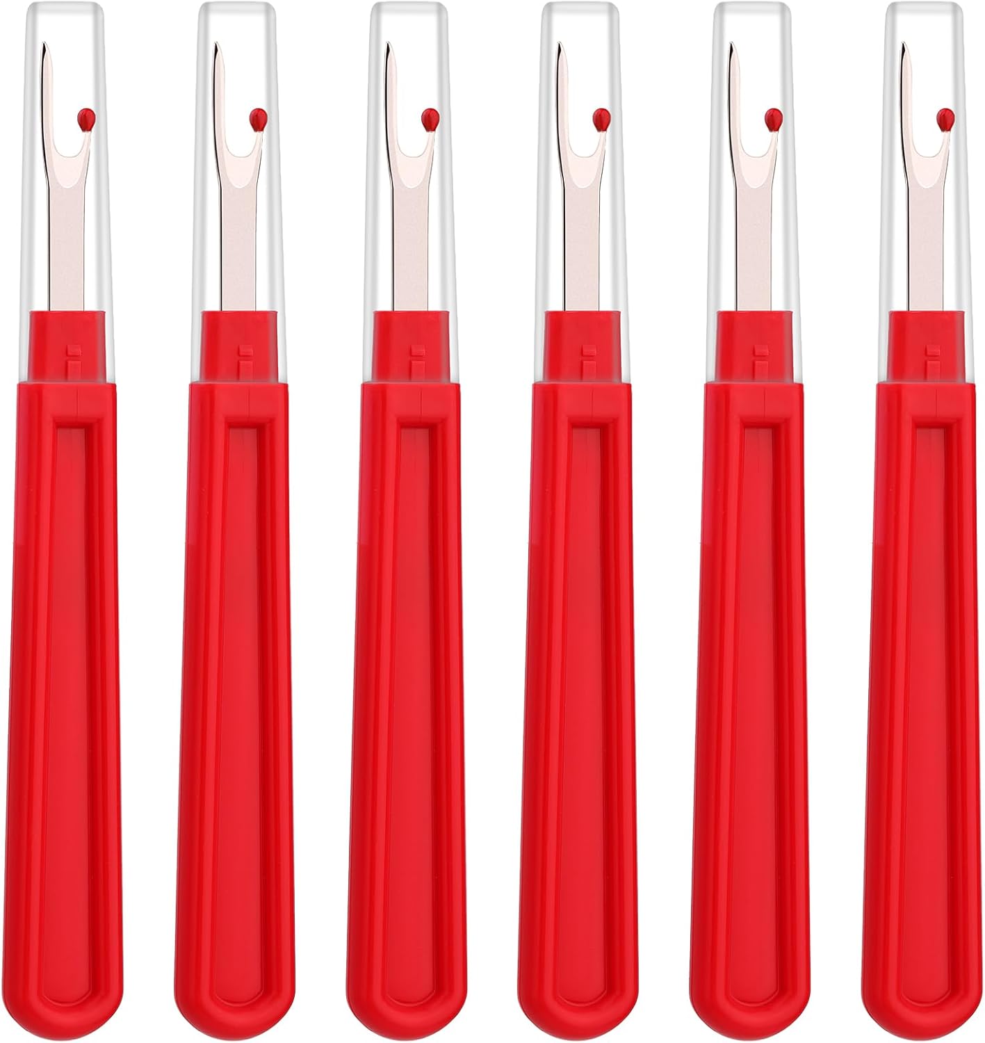 6 PCS Seam Ripper Set, Ergonomic Grip Seam Ripper, Green Seam Ripper for Sewing Crafting and Removing Embroidery Hems and Seams (Green)