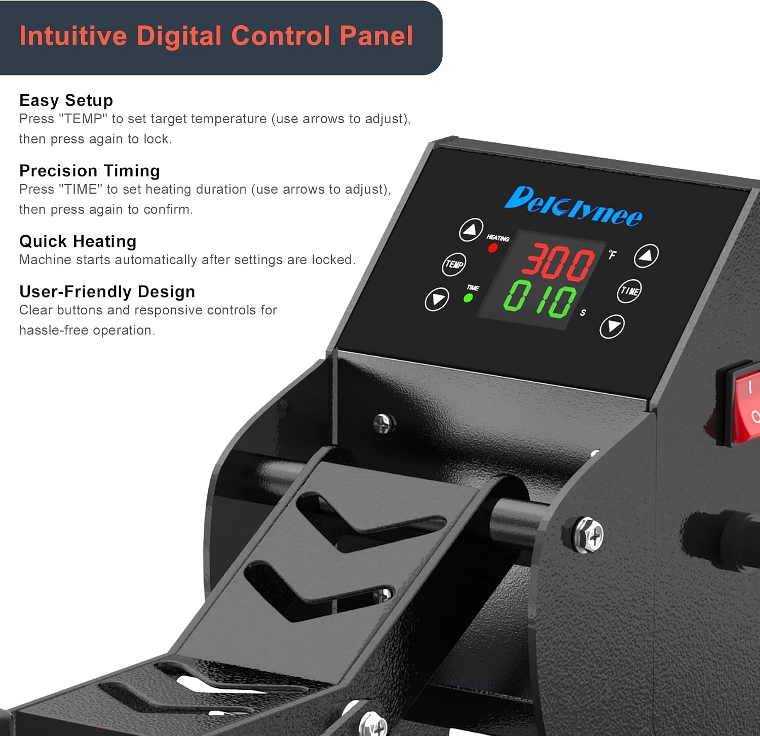 15" X 15" Slide Out (12.25") Heat Press Machine for T Shirts, Clamshell Pull Out Lower Platen, Industrial-Quality Digital Sublimation Printer for Heat Transfer Vinyl