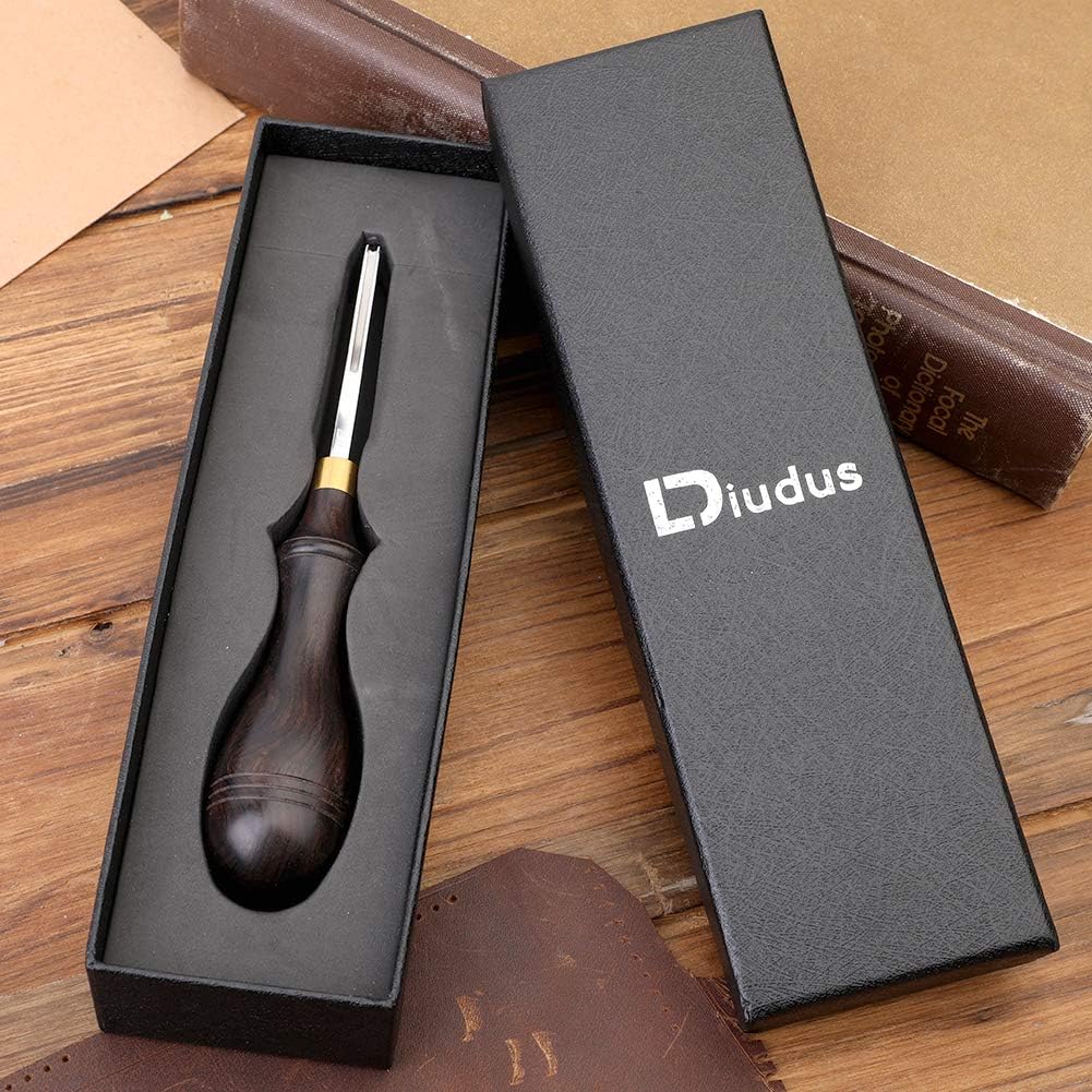 Leather Edge Bevelers, Beveler Tool, Edge Skiving Beveler 1.8Mm, Leather Skiver Tool Leather Working Tools for Leathercraft Working (2#)