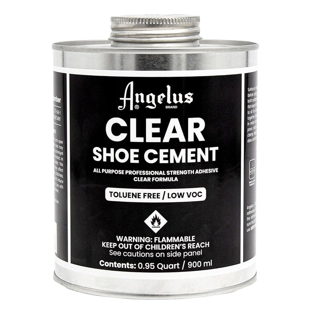 Shoe Glue 32Oz - Industrial Strength Clear Sole Adhesive for Sneakers, Boots, & More, 1 Quart