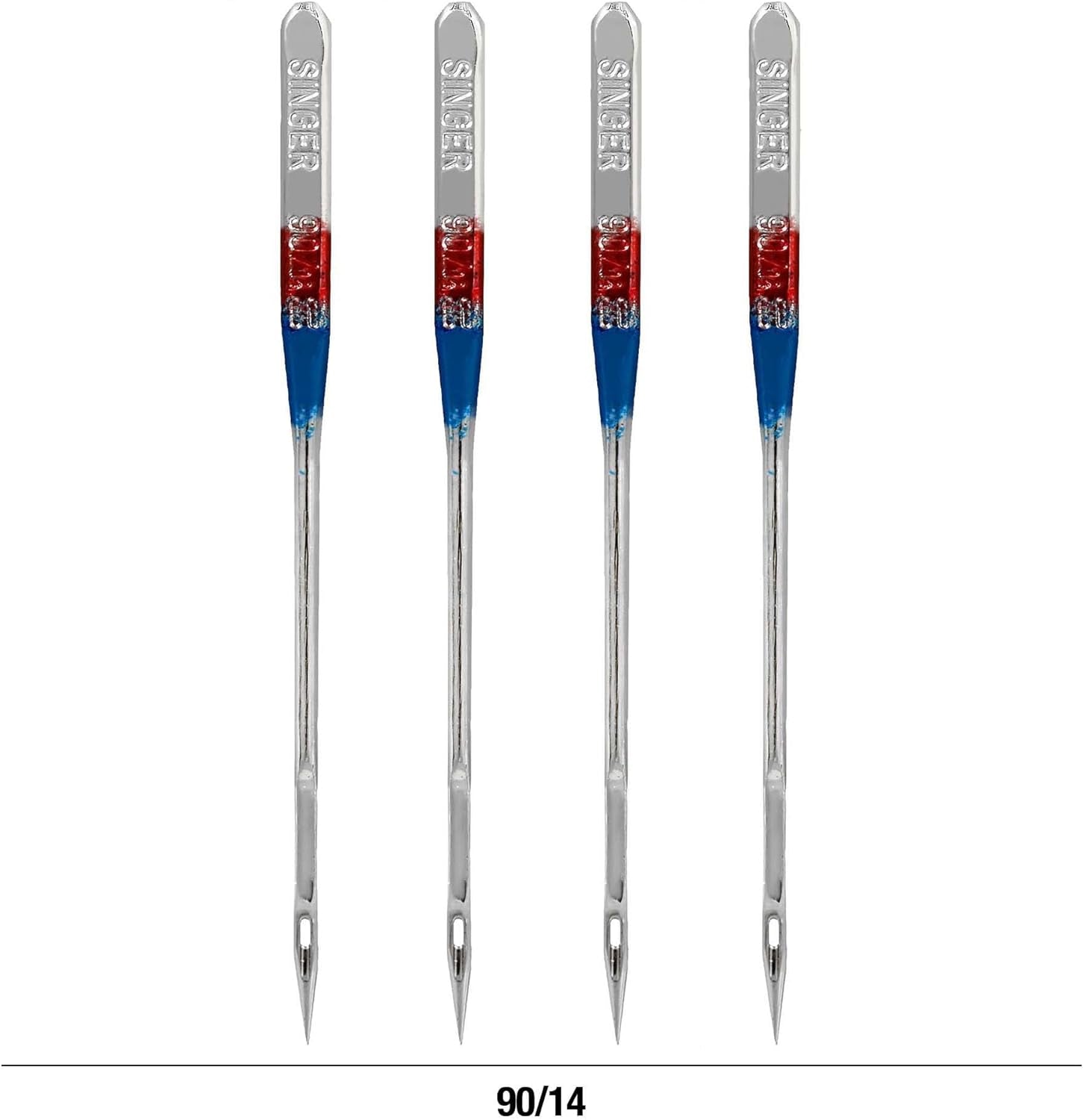 SINGER 4723 Universal Regular Point Sewing Machine Needles, Size 90/14, 4-Count