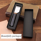 Leather Cutting Knife, Leather Skiving Knife with Wooden Handle Exquisite Package, Leatherworking Craft Cutting Hand Tool