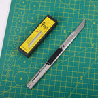 30 Degree Snap off Universal Art Knife Replacement Blades, High Hardness Carbon Steel Material, Auto Vinyl Wrap Office Cutter Craft Knife Sharp Blades, Pack of 100