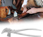 Lasting Pliers, Leather Craft Tool, Stainless Steel Pincers, Leather Craft Pliers, DIY Accessories for Shoemaking Cobblers Saddlers Silver