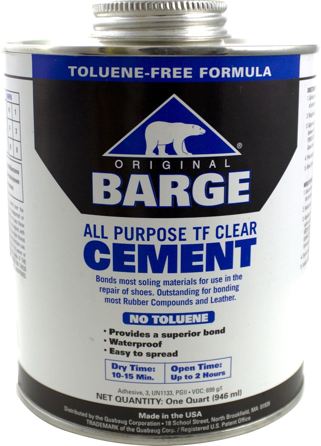 Toluene Free All-Purpose Clear Cement, 32 Ounces