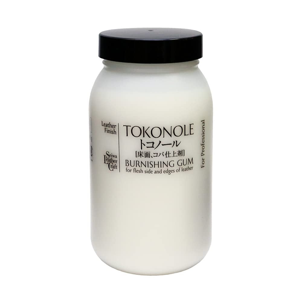 Tokonole Leather Finish Burnishing Gum 500G Clear Leathercraft