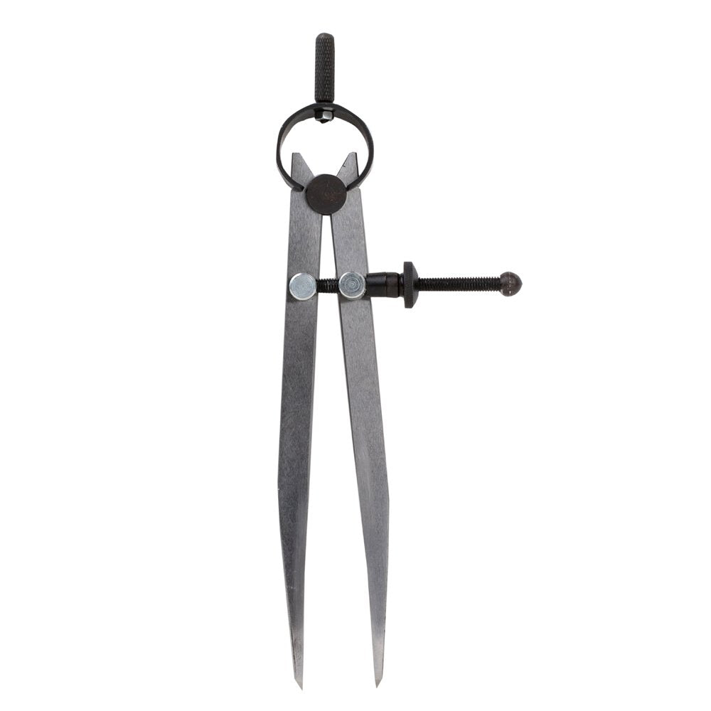 6 Inch Adjustable Lockable Steel Divider Wing Leather Compass