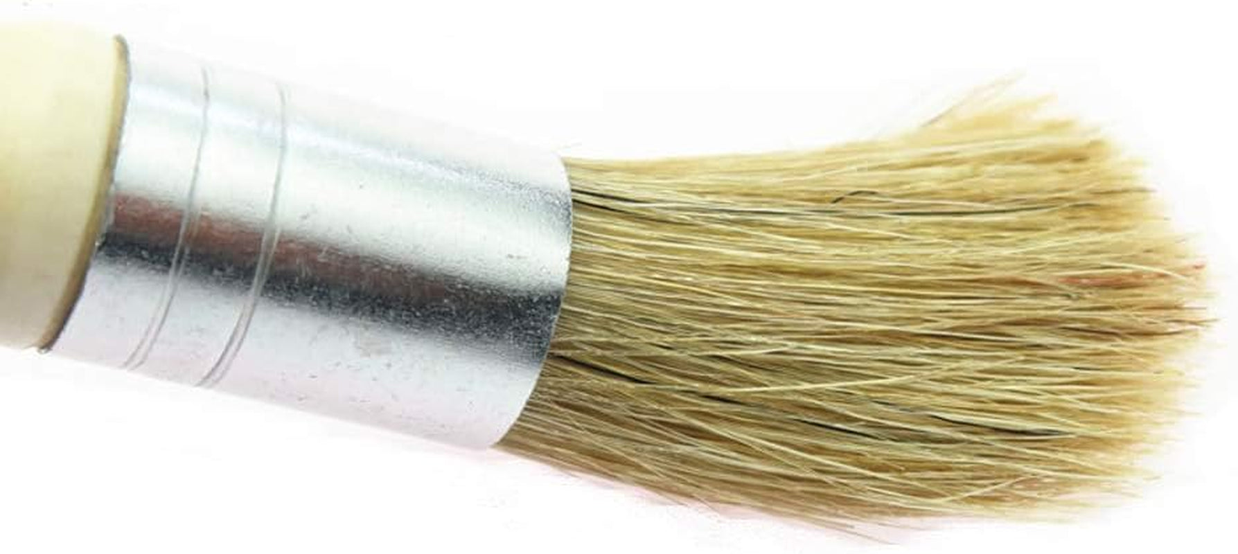 Glue Brush Set,3 Pack Professional Narural Wooden round Glue Wax Brush for Paint Bookblinding Furniture,Super Wax Brush Chalk Paint for Little Project (3 Pack)