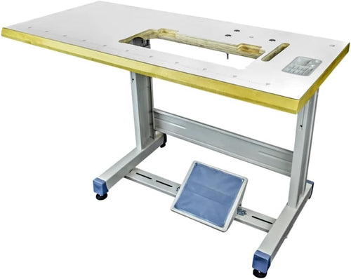 DNU-1541S Industrial Sewing W/Safety Mechanism DNU 1541 Walking Foot Needle Feed,Servo Motor,Table,Lamp. DIY.