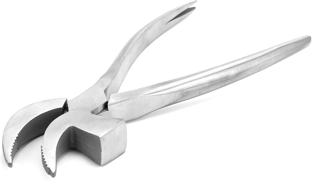 Lasting Pliers, Leather Craft Tool, Stainless Steel Pincers, Leather Craft Pliers, DIY Accessories for Shoemaking Cobblers Saddlers Silver