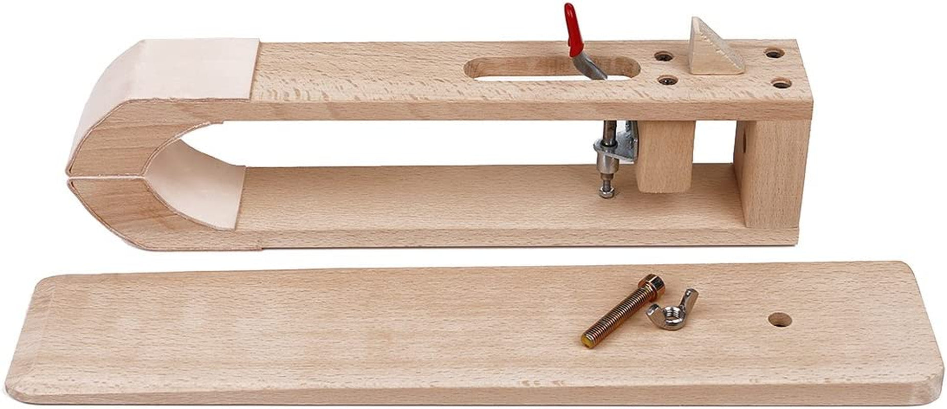 Wood Leather Craft Hand Stitching Pony Horse Leather Clamp with Pre Wrapped Leather Clamp