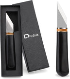 Leather Skiving Knife, Pointed Skiving Cutting Knife with Wooden Handle, Leather Skiver - with Exquisite Package for DIY Leathercraft