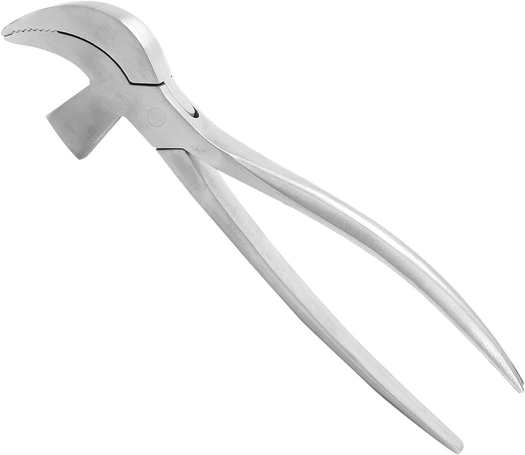 Lasting Pliers, Leather Craft Tool, Stainless Steel Pincers, Leather Craft Pliers, DIY Accessories for Shoemaking Cobblers Saddlers Silver