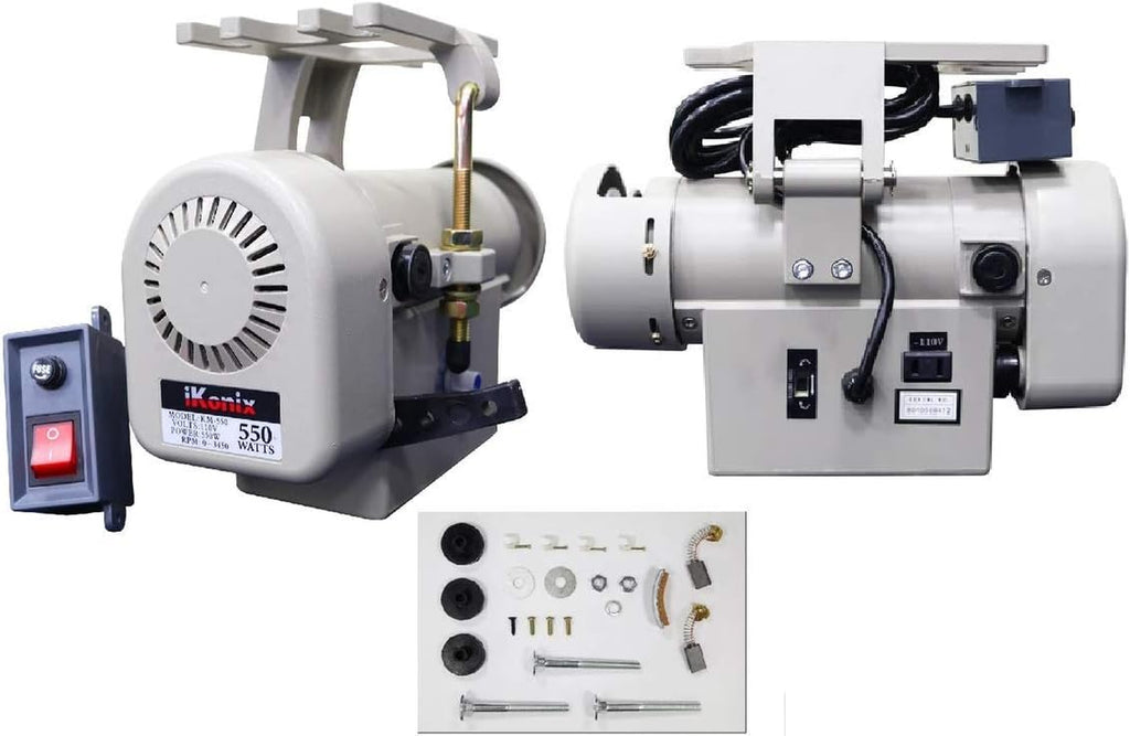 DNU-1541S Industrial Sewing W/Safety Mechanism DNU 1541 Walking Foot Needle Feed,Servo Motor,Table,Lamp. DIY.