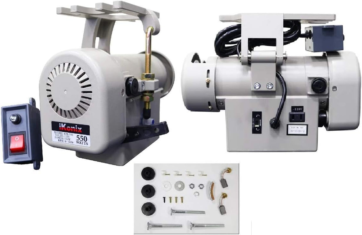 DNU-1541S Industrial Sewing W/Safety Mechanism DNU 1541 Walking Foot Needle Feed,Servo Motor,Table,Lamp. DIY.