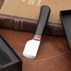 Leather Cutting Knife, Leather Skiving Knife with Wooden Handle Exquisite Package, Leatherworking Craft Cutting Hand Tool